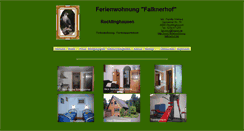 Desktop Screenshot of ferienwohnung-falknerhof.de